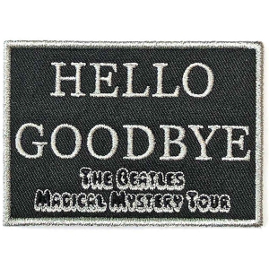 The Beatles - Hello Goodbye Woven Patch ryhmässä MERCHANDISE / Merch / Pop-Rock @ Bengans Skivbutik AB (5538497)