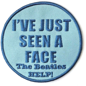 The Beatles - I've Just Seen A Face Woven Patch ryhmässä MERCHANDISE / Merch / Pop-Rock @ Bengans Skivbutik AB (5538501)