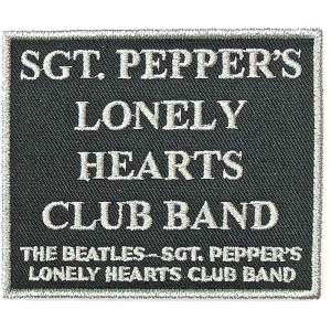 The Beatles - Sgt Pepper's? Bl Woven Patch ryhmässä MERCHANDISE / Merch / Pop-Rock @ Bengans Skivbutik AB (5538502)