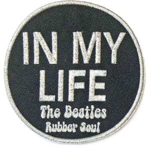 The Beatles - In My Life Woven Patch ryhmässä MERCHANDISE / Merch / Pop-Rock @ Bengans Skivbutik AB (5538504)