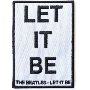 The Beatles - Let It Be Woven Patch ryhmässä MERCHANDISE / Merch / Pop-Rock @ Bengans Skivbutik AB (5538506)