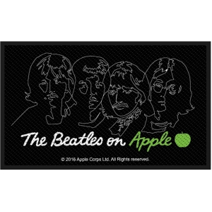 The Beatles - On Apple Standard Patch ryhmässä MERCHANDISE / Merch / Pop-Rock @ Bengans Skivbutik AB (5538510)