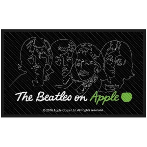 The Beatles - On Apple Standard Patch ryhmässä MERCHANDISE / Merch / Pop-Rock @ Bengans Skivbutik AB (5538515)