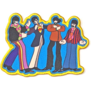 The Beatles - Sub Band Woven Patch ryhmässä MERCHANDISE / Merch / Pop-Rock @ Bengans Skivbutik AB (5538523)