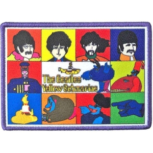 The Beatles - Characters Woven Patch ryhmässä MERCHANDISE / Merch / Pop-Rock @ Bengans Skivbutik AB (5538536)