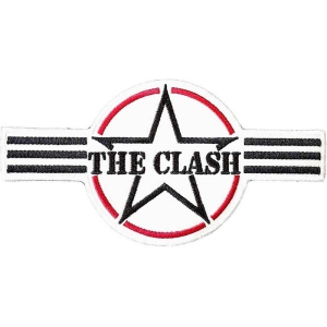 The Clash - Army Stripes Woven Patch ryhmässä MERCHANDISE / Merch / Punk @ Bengans Skivbutik AB (5538538)