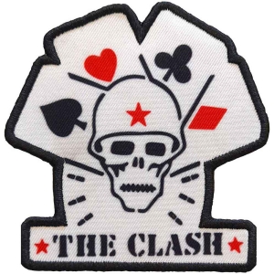 The Clash - Cards Printed Patch ryhmässä MERCHANDISE / Merch / Punk @ Bengans Skivbutik AB (5538539)