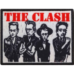 The Clash - Characters Printed Patch ryhmässä MERCHANDISE / Merch / Punk @ Bengans Skivbutik AB (5538540)