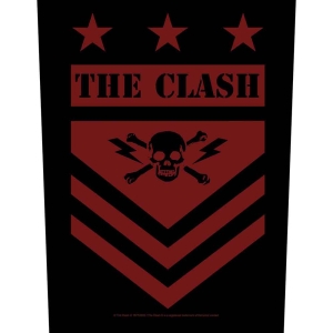 The Clash - Military Shield Back Patch ryhmässä MERCHANDISE / Merch / Punk @ Bengans Skivbutik AB (5538545)