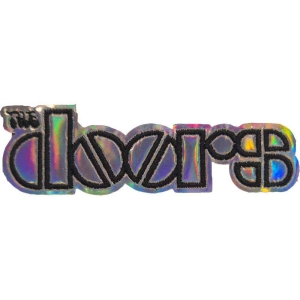 The Doors - Sonic Silver Logo Woven Patch ryhmässä MERCHANDISE / Merch / Pop-Rock @ Bengans Skivbutik AB (5538552)