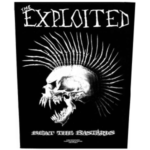 The Exploited - Beat The Bastards Back Patch ryhmässä MERCHANDISE / Merch / Punk @ Bengans Skivbutik AB (5538554)