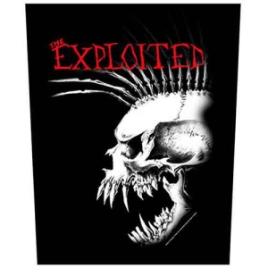 The Exploited - Bastard Skull Back Patch ryhmässä MERCHANDISE / Merch / Punk @ Bengans Skivbutik AB (5538555)