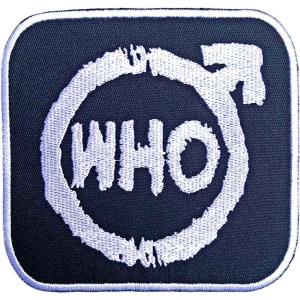 The Who - Spray Logo Woven Patch ryhmässä MERCHANDISE / Merch / Pop-Rock @ Bengans Skivbutik AB (5538567)