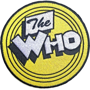 The Who - Yellow Circle Woven Patch ryhmässä MERCHANDISE / Merch / Pop-Rock @ Bengans Skivbutik AB (5538568)