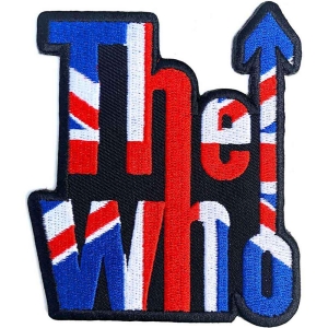 The Who - Union Jack Woven Patch ryhmässä MERCHANDISE / Merch / Pop-Rock @ Bengans Skivbutik AB (5538569)