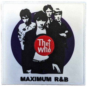 The Who - Maximum R&B Printed Patch ryhmässä MERCHANDISE / Merch / Pop-Rock @ Bengans Skivbutik AB (5538570)