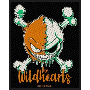 The Wildhearts - Green Skull Standard Patch ryhmässä MERCHANDISE / Merch / Pop-Rock @ Bengans Skivbutik AB (5538577)