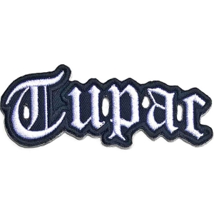 Tupac - Cut-Out Logo Woven Patch ryhmässä MERCHANDISE / Merch / Hip Hop-Rap @ Bengans Skivbutik AB (5538589)