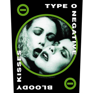 Type O Negative - Bloody Kisses Back Patch ryhmässä MERCHANDISE / Merch / Hårdrock @ Bengans Skivbutik AB (5538594)