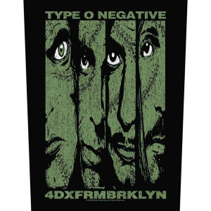 Type O Negative - 4Dxfrmbrklyn Back Patch ryhmässä MERCHANDISE / Merch / Hårdrock @ Bengans Skivbutik AB (5538597)