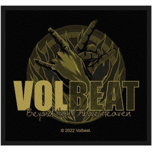 Volbeat - Beyond Hell Standard Patch ryhmässä MERCHANDISE / Merch / Hårdrock @ Bengans Skivbutik AB (5538609)