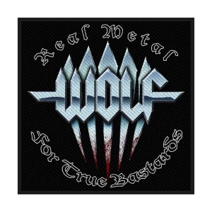 Wolf - Real Metal Standard Patch ryhmässä MERCHANDISE / Merch / Hårdrock @ Bengans Skivbutik AB (5538620)