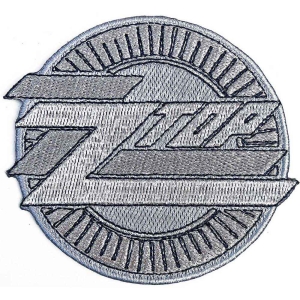 Zz Top - Metallic Logo Woven Patch ryhmässä MERCHANDISE / Merch / Hårdrock @ Bengans Skivbutik AB (5538632)