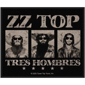 Zz Top - Tres Hombres Standard Patch ryhmässä MERCHANDISE / Merch / Hårdrock @ Bengans Skivbutik AB (5538634)