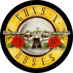 Guns N Roses - Bullet Logo Back Patch ryhmässä MERCHANDISE / Merch / Hårdrock @ Bengans Skivbutik AB (5538635)