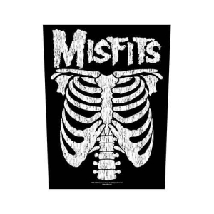 Misfits - Ribcage Back Patch ryhmässä MERCHANDISE / Merch / Punk @ Bengans Skivbutik AB (5538638)