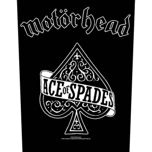 Motorhead - Ace Of Spades 2010 Back Patch ryhmässä MERCHANDISE / Merch / Hårdrock @ Bengans Skivbutik AB (5538640)