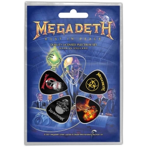 Megadeth - Rust In Peace Plectrum Pack ryhmässä MERCHANDISE / Merch / Hårdrock @ Bengans Skivbutik AB (5538649)