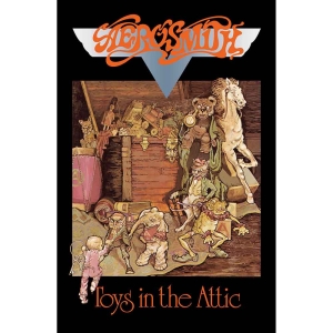 Aerosmith - Toys In The Attic Textile Poster ryhmässä MERCHANDISE / Merch / Hårdrock @ Bengans Skivbutik AB (5538675)