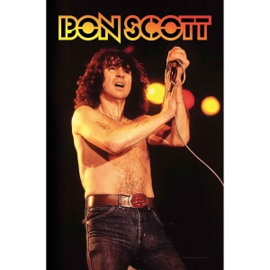 Bon Scott - Bon Scott Textile Poster ryhmässä MERCHANDISE / Merch / Hårdrock @ Bengans Skivbutik AB (5538686)