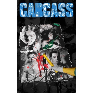 Carcass - Necroticism Textile Poster ryhmässä MERCHANDISE / Merch / Hårdrock @ Bengans Skivbutik AB (5538688)