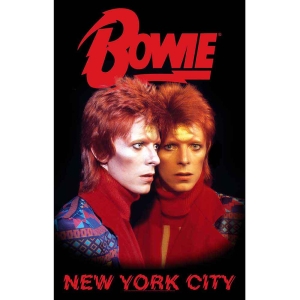 David Bowie - New York City Textile Poster ryhmässä MERCHANDISE / Merch / Pop-Rock @ Bengans Skivbutik AB (5538697)