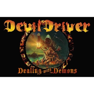 Devildriver - Dealing With Demons Textile Poster ryhmässä MERCHANDISE / Merch / Hårdrock @ Bengans Skivbutik AB (5538699)