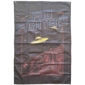 Foo Fighters - Ufos Bl Textile Poster ryhmässä MERCHANDISE / Merch / Pop-Rock @ Bengans Skivbutik AB (5538702)