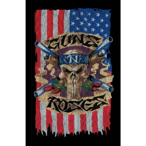 Guns N Roses - Flag Textile Poster ryhmässä MERCHANDISE / Merch / Hårdrock @ Bengans Skivbutik AB (5538708)