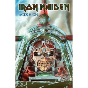 Iron Maiden - Aces High Textile Poster ryhmässä MERCHANDISE / Merch / Hårdrock @ Bengans Skivbutik AB (5538713)