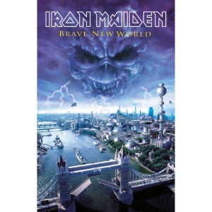 Iron Maiden - Brave New World Textile Poster ryhmässä MERCHANDISE / Merch / Hårdrock @ Bengans Skivbutik AB (5538714)