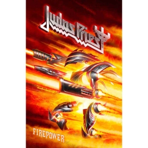 Judas Priest - Firepower Textile Poster ryhmässä MERCHANDISE / Merch / Hårdrock @ Bengans Skivbutik AB (5538721)