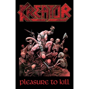 Kreator - Pleasure To Kill Textile Poster ryhmässä MERCHANDISE / Merch / Hårdrock @ Bengans Skivbutik AB (5538724)