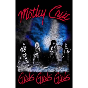 Motley Crue - Girls, Girls, Girls Textile Poster ryhmässä MERCHANDISE / Merch / Hårdrock @ Bengans Skivbutik AB (5538742)