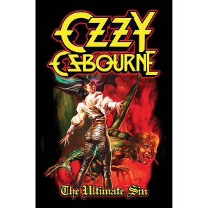 Ozzy Osbourne - The Ultimate Sin Textile Poster ryhmässä MERCHANDISE / Merch / Hårdrock @ Bengans Skivbutik AB (5538754)