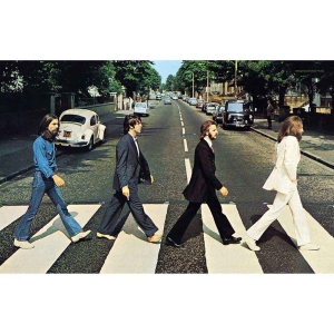 The Beatles - Abbey Road Textile Poster ryhmässä MERCHANDISE / Merch / Pop-Rock @ Bengans Skivbutik AB (5538774)