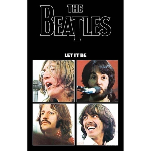 The Beatles - Let It Be Textile Poster ryhmässä MERCHANDISE / Merch / Pop-Rock @ Bengans Skivbutik AB (5538776)