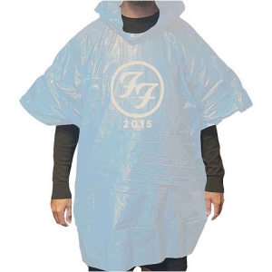 Foo Fighters - Black Ff Uni Wht Poncho:One Size ryhmässä MERCHANDISE / Merch / Pop-Rock @ Bengans Skivbutik AB (5538811)