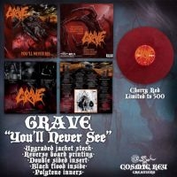 Grave - Youll Never See (Cherry Red Vinyl L ryhmässä VINYYLI / Hårdrock @ Bengans Skivbutik AB (5539137)