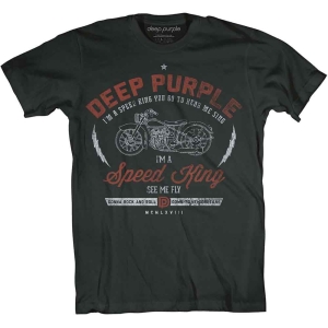 Deep Purple - Speed King Uni Bl ryhmässä MERCHANDISE / T-paita / Hårdrock @ Bengans Skivbutik AB (5539447r)